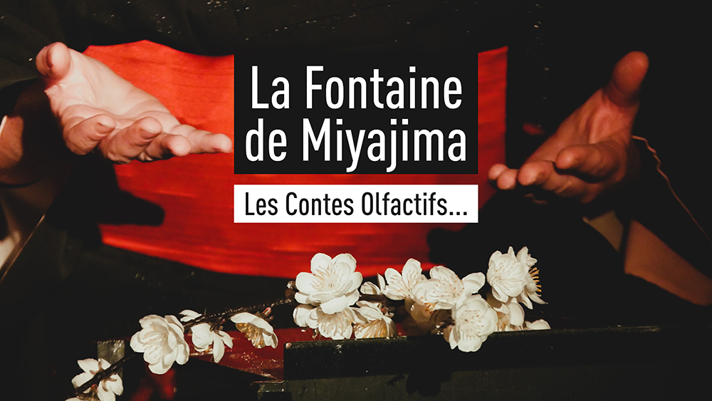 Spectacle "La Fontaine de Miyajima" conte olfactif Asie de la Cie le TIR et La Lyre